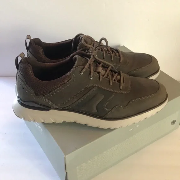 Rockport Mens PulseTech Sport Ubal Sneakers  Size 9.5 Wide Olive & Brown - Picture 8 of 15